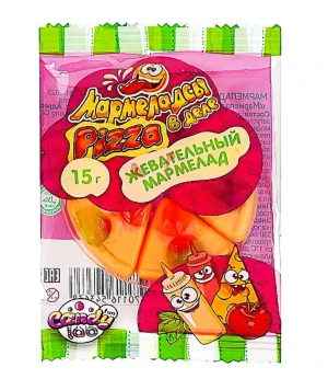 Мармелад  МАРМЕЛАДЦЫ В ДЕЛЕ PIZZA  15 гр.     1/36шт/12бл.     FunCandyLab