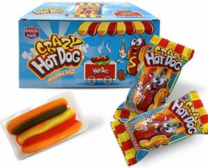 Мармелад "Crazy HOT DOG"  Хот ДОГ 10гр  1/48шт/12бл. Канди Клаб
