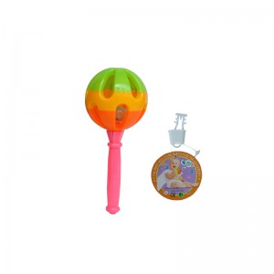 Игрушка Погремушка в сетке 18х7.5 см.