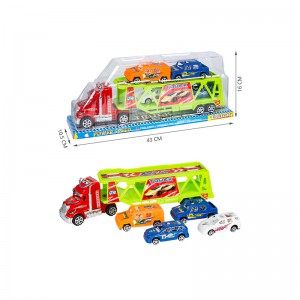 Игрушка Автотрейлер инерционный на блистере 43х10.5х16 см