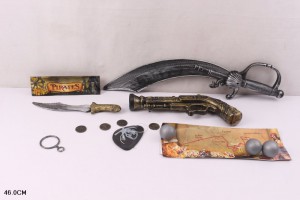 Игрушечный Набор "Пират", сабля 46 см в пакете