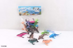 Игрушечный Набор "Морские  Животные" в пакете 19 см