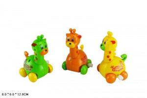 Игрушка Жираф с заводным механизмом 12х8х6 см в пакете