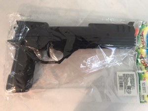 Игрушка Пистолет Трещотка 26,5х15х3 см в пакете