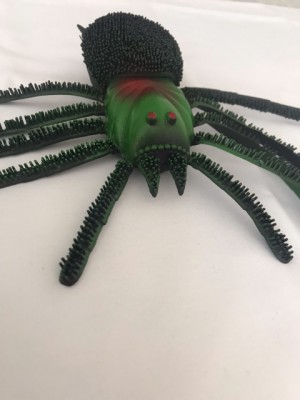 Игрушка Паук резиновый-пищалка 22х28х5 см