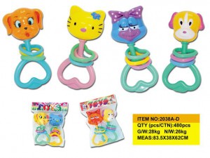 Игрушечный Набор погремушек 2 шт. 13х5.5 см в пакете