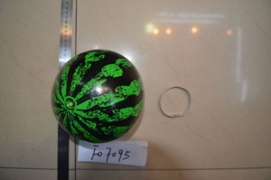 Детский Мяч резиновый надувной 18 см с изображением Арбуза