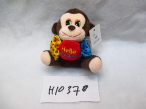 Мягкая игрушка Обезьяна Hello Mankey размер 11х10х7 см