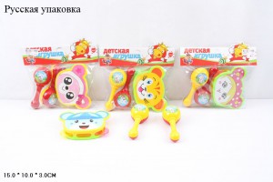 Детский Набор Музыкальных Инструментов  в пакете 25х20х3  см