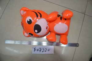 Игрушка Тигр надувной из ПВХ пленки размер 35х20х15 см