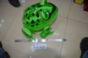 Игрушка Лягушка надувная из ПВХ пленки размер 40х30х25 см