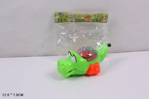 Игрушка Крокодил заводной 12х7 см в пакете