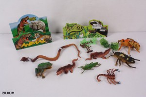 Игрушечный Набор животных в пакете  29х20х5 см