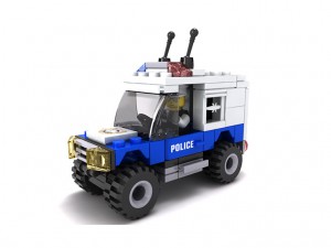 Детский Конструктор Полиция  78 деталей  в пакете 16х9,5х3,5 см