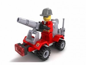 Детский Конструктор Пожарные 41 деталь в пакете 18х11 см